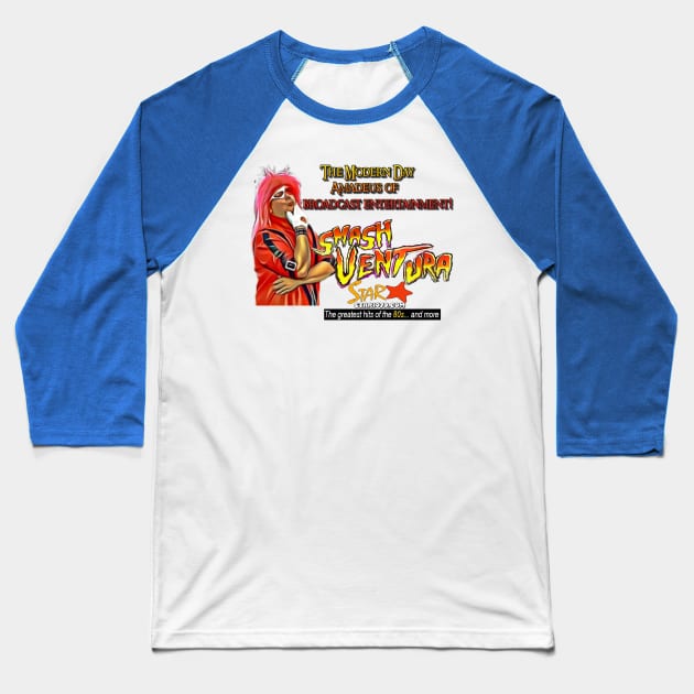 Smash Ventura - Modern Amadeus Baseball T-Shirt by Smash Ventura